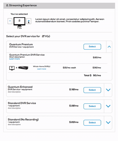 Frontier — Interaction Prototype Version B